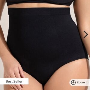Shapermint-High Waisted Shaper Panty (Black)-Small